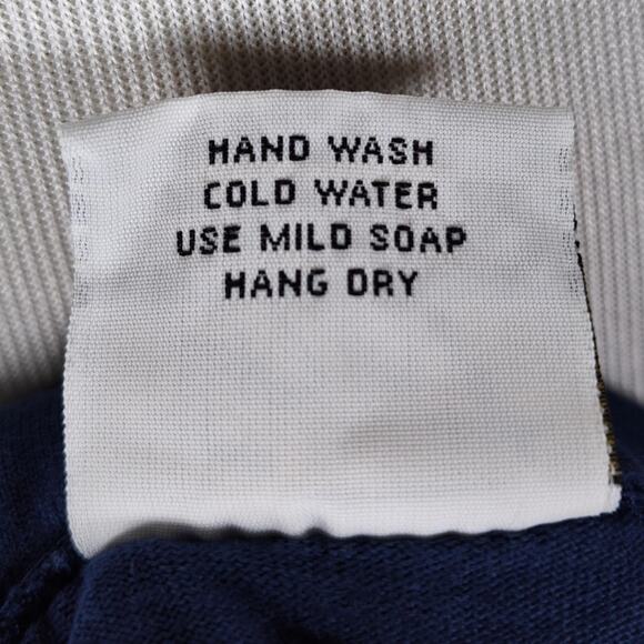 Vintage 80s Wearable Art Top Navy Woman Face Rhinestone Cotton Tunic XL USA - Picture 10 of 10